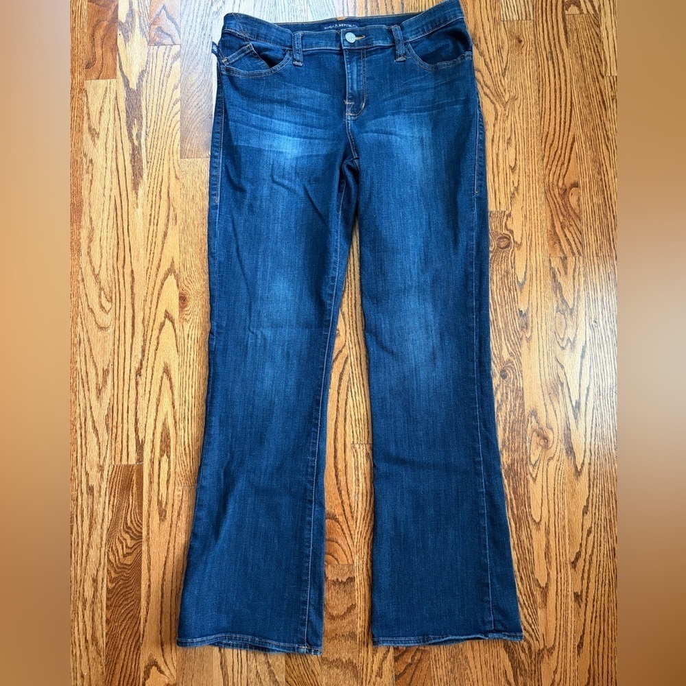 Rock & Republic Dark Wash Bootcut Flare Jeans – Size 14 Long